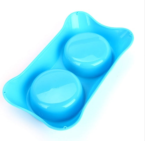KFX-8756029 Eco-Friendly Silicone Dog Bowl - Non-Toxic Double Pet Feeder with Non-Slip Design