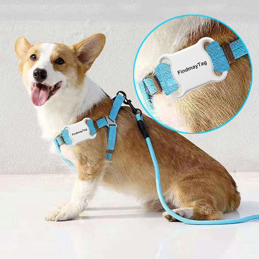 KFX-8757821 Smart GPS Locator for Pets - Lightweight ABS Tracker for Dogs and Cats, Collar Compatible, Compact Design