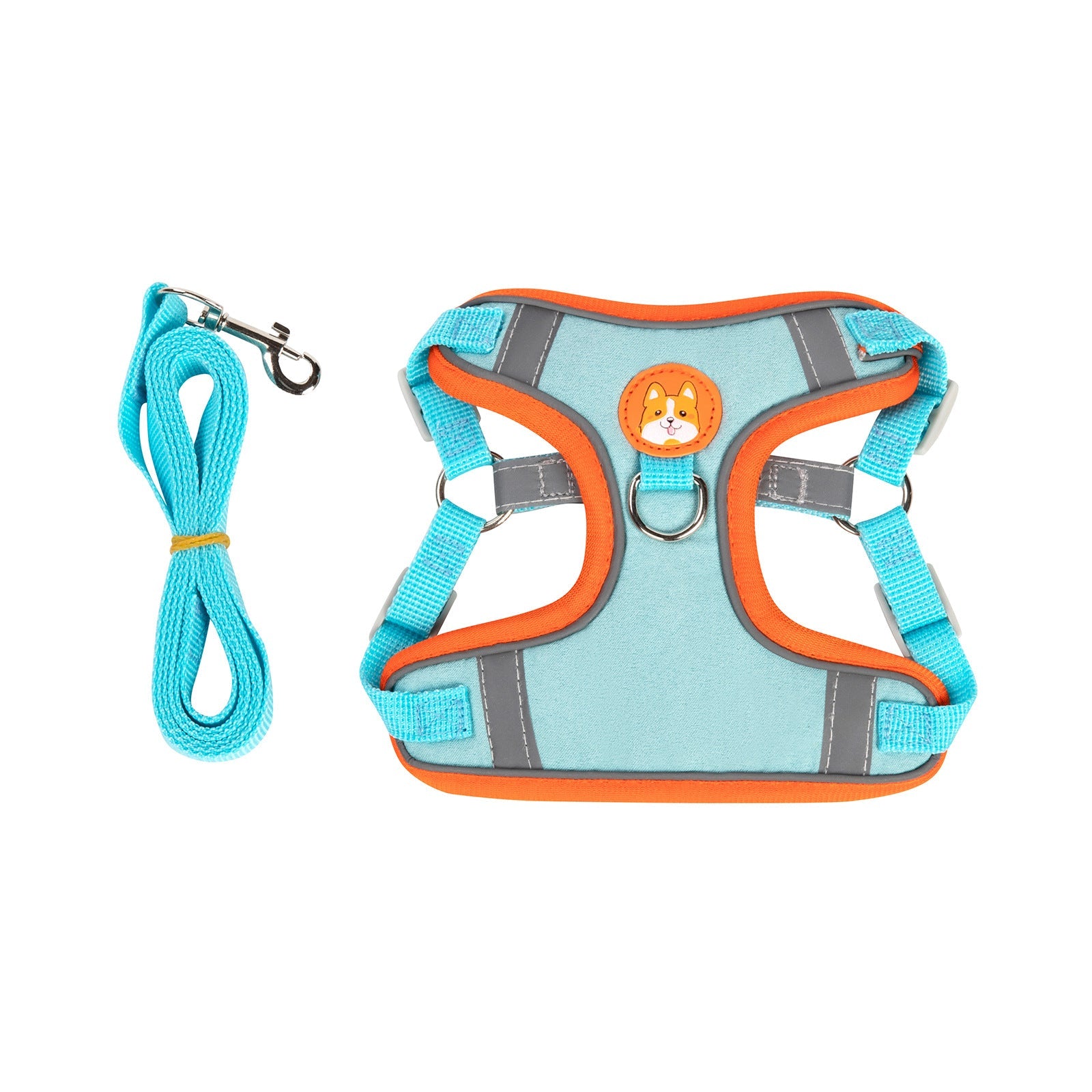 KFX-8759101 Adjustable Anti-Breaking Dog Harness with Haulage Rope - Available in Multiple Colors