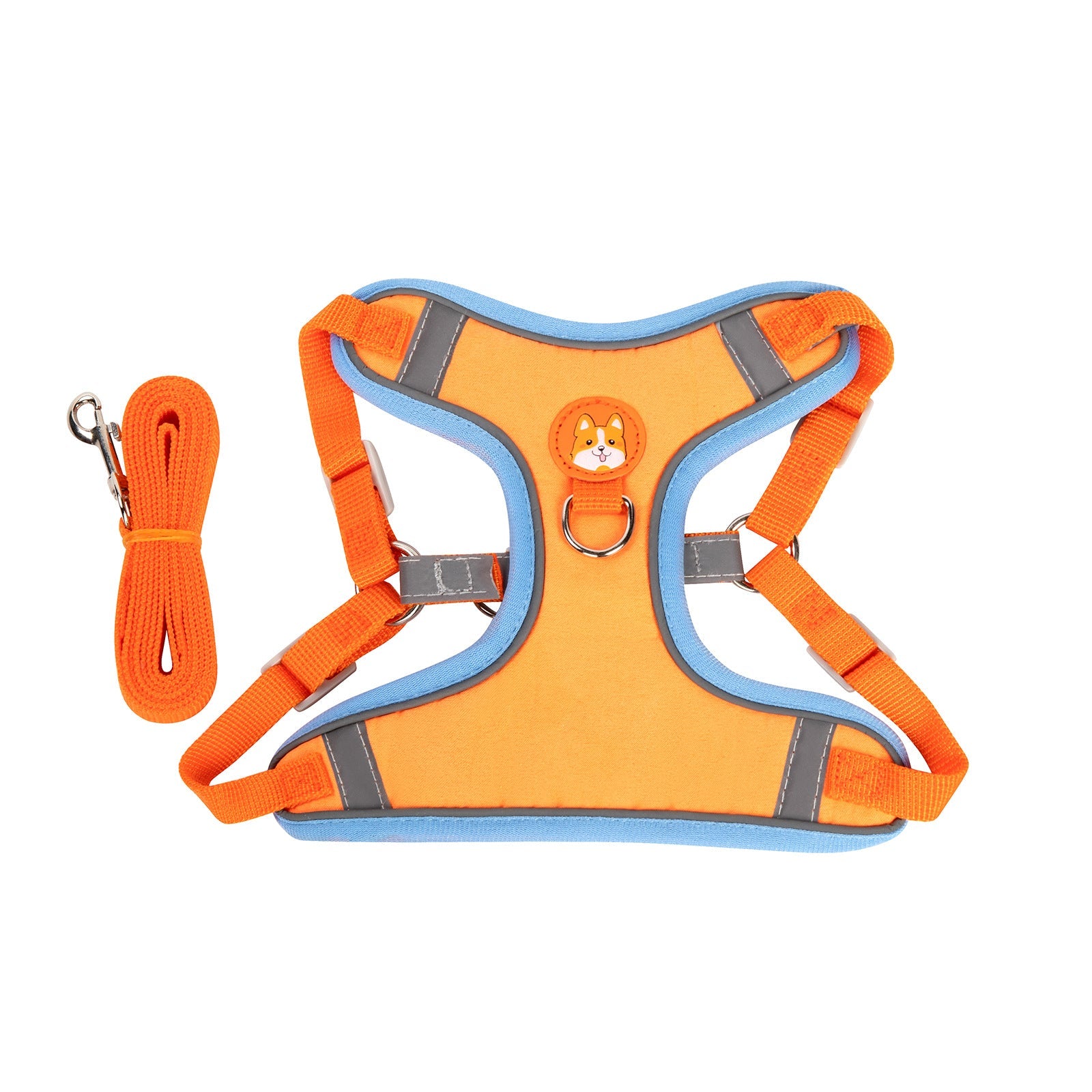 KFX-8759101 Adjustable Anti-Breaking Dog Harness with Haulage Rope - Available in Multiple Colors