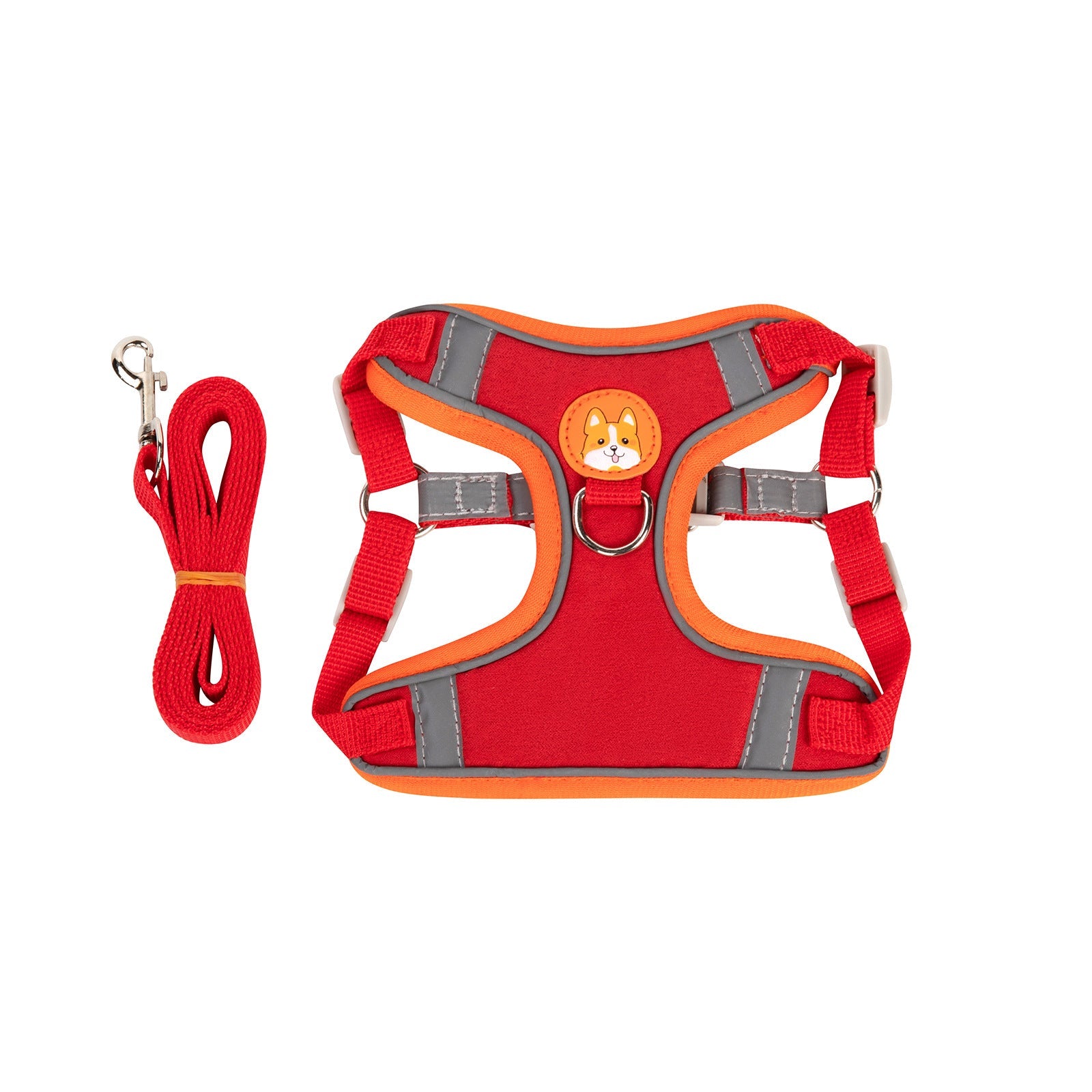 KFX-8759101 Adjustable Anti-Breaking Dog Harness with Haulage Rope - Available in Multiple Colors