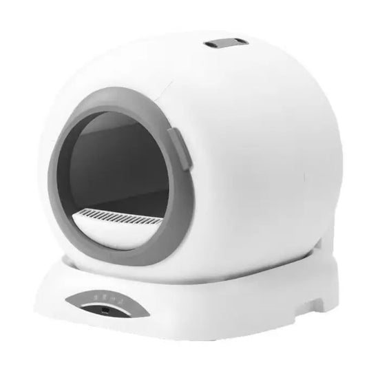 KFX-875923 Smart Automatic Cat Litter Box with App Control and 65L Capacity for Easy Cleaning