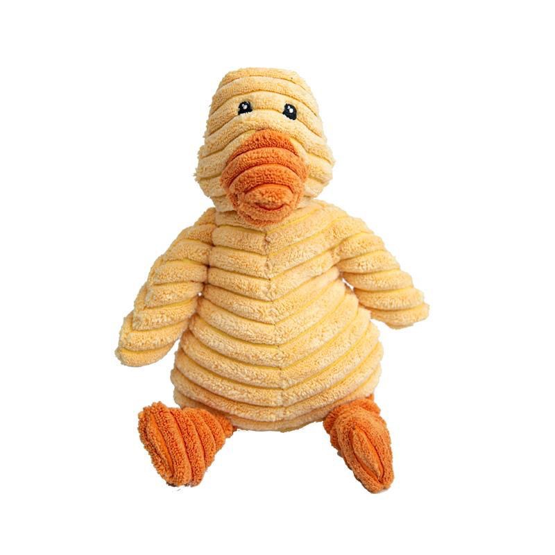 KFX-8765245 Plush Squeaky Chew Toy for Small to Medium Dogs, Interactive and Dental Care