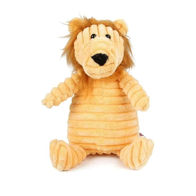 KFX-8765245 Plush Squeaky Chew Toy for Small to Medium Dogs, Interactive and Dental Care