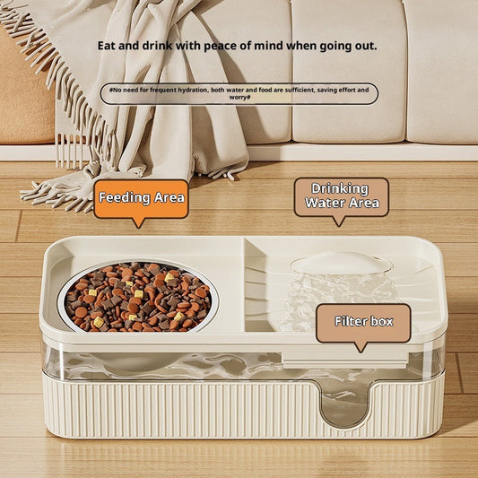 KFX-8765757 Large-Capacity Cat Water Dispenser with Automatic Filtration and Circulation System