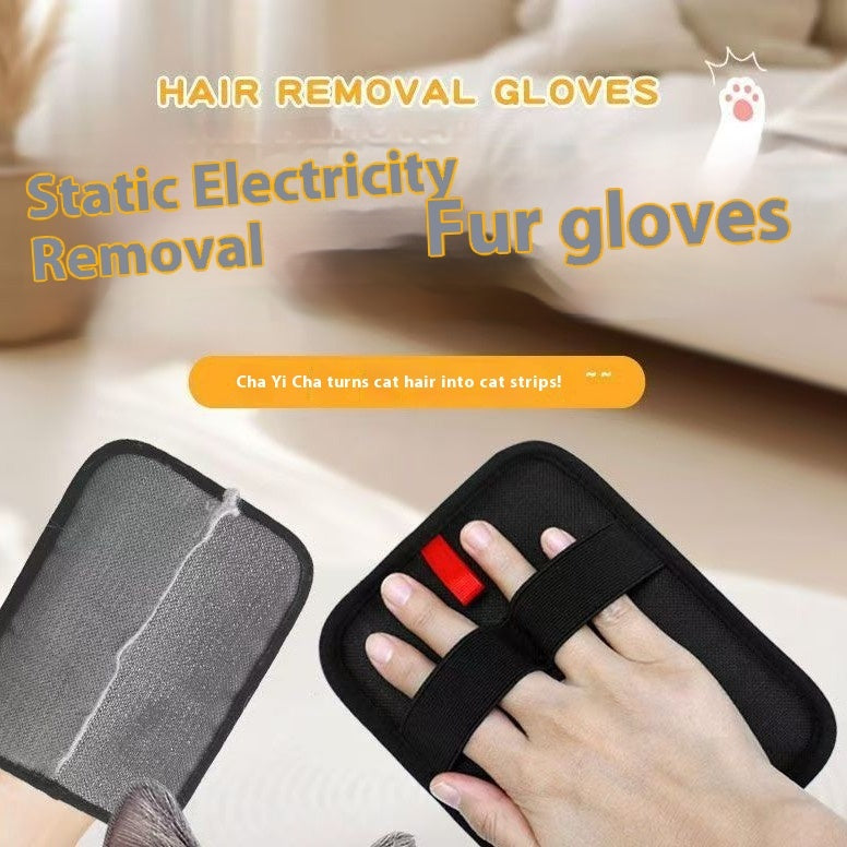 KFX-8767165 Pet Hair Removal Gloves and Brush - Effective EVA Cleaning Tool for Furry Friends