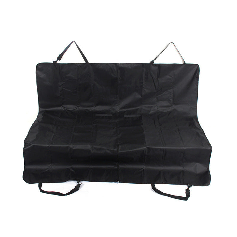 KFX-8767421 Foldable Black Oxford Cloth Pet Pad for Cars (140 x 125 CM)