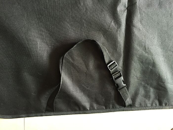 KFX-8767421 Foldable Black Oxford Cloth Pet Pad for Cars (140 x 125 CM)