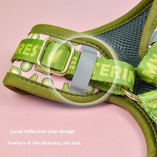 KFX-8770621 Adjustable Breathable Dog Harness - Comfortable Polyester Pet Strap in Various Sizes
