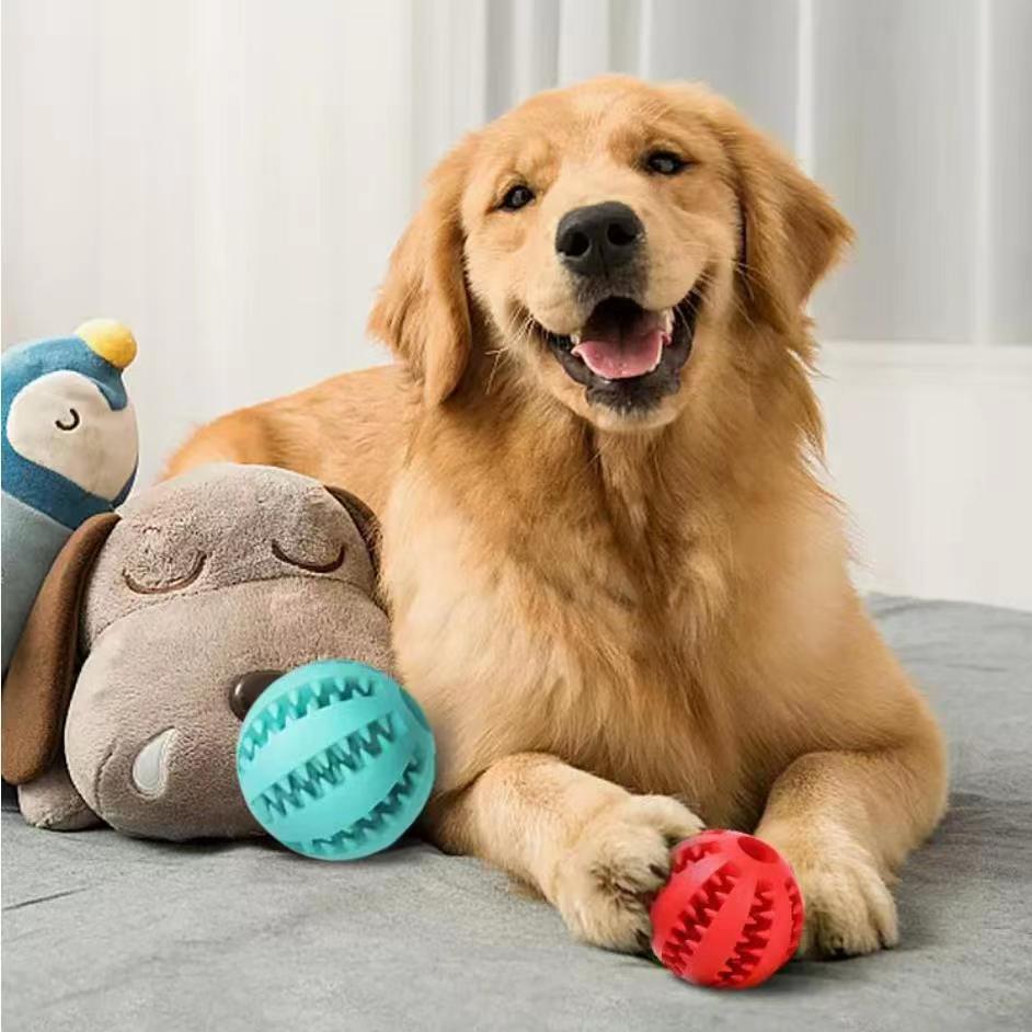 KFX-8772797 Durable Interactive Dog Toy with Treat Ball and Cotton Rope for Chewing and Dental Health