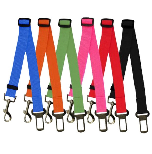 KFX-8773949 Adjustable Polyester Dog Seatbelt Leash for Safe Car Travel