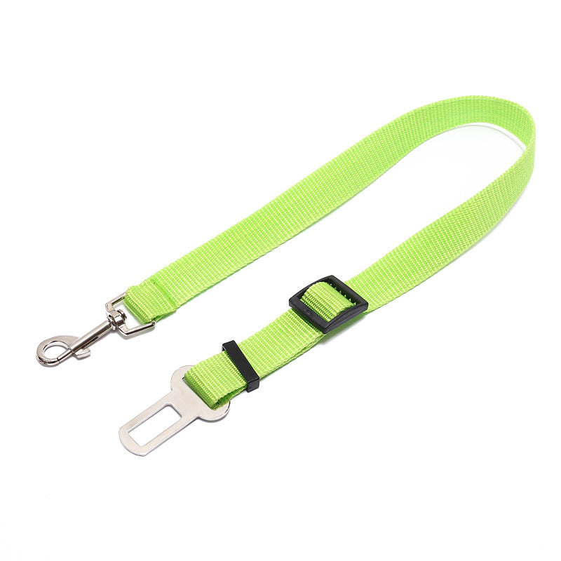 KFX-8773949 Adjustable Polyester Dog Seatbelt Leash for Safe Car Travel