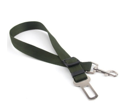 KFX-8773949 Adjustable Polyester Dog Seatbelt Leash for Safe Car Travel