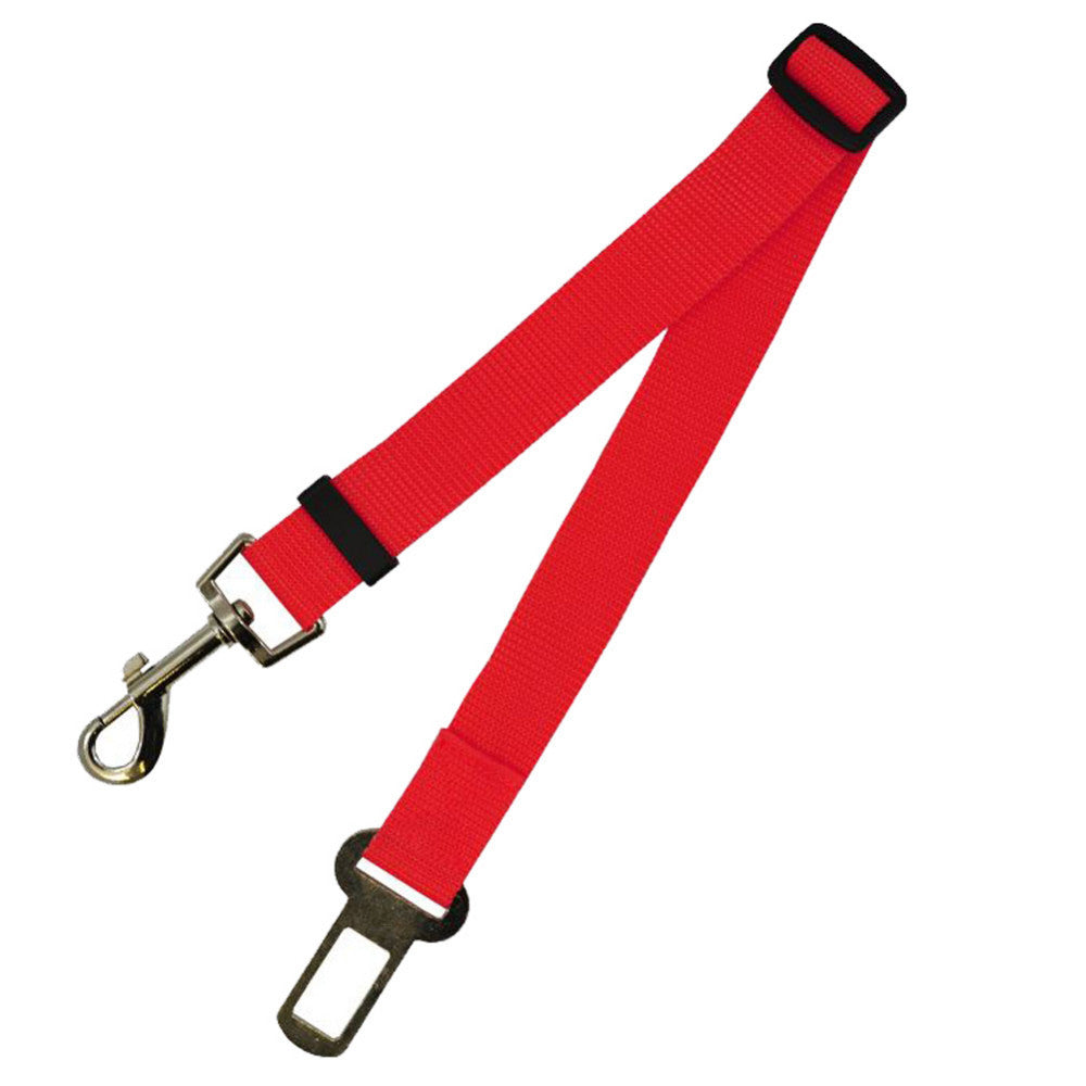 KFX-8773949 Adjustable Polyester Dog Seatbelt Leash for Safe Car Travel