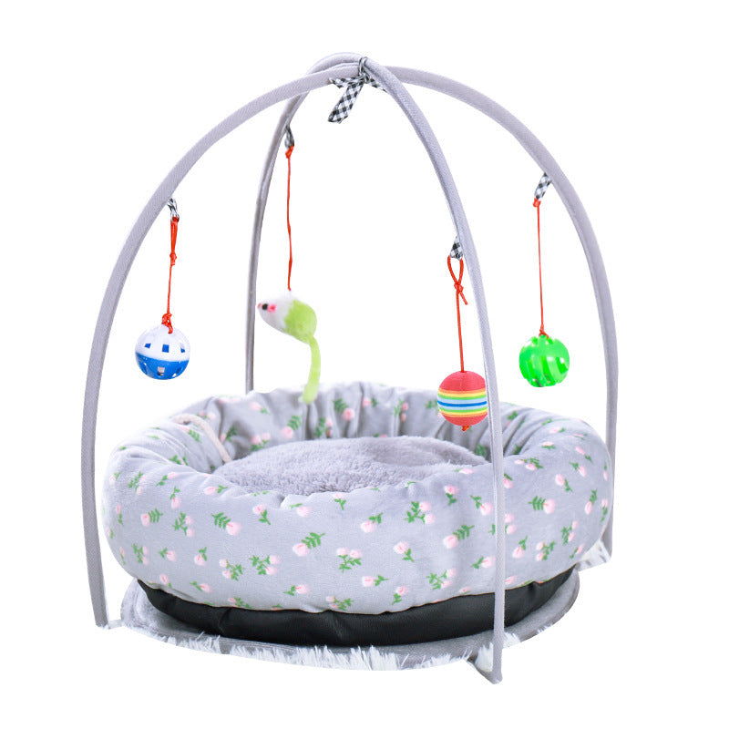 KFX-8776125 Multifunctional Soft Cat Tent Nest for Year-Round Comfort and Play