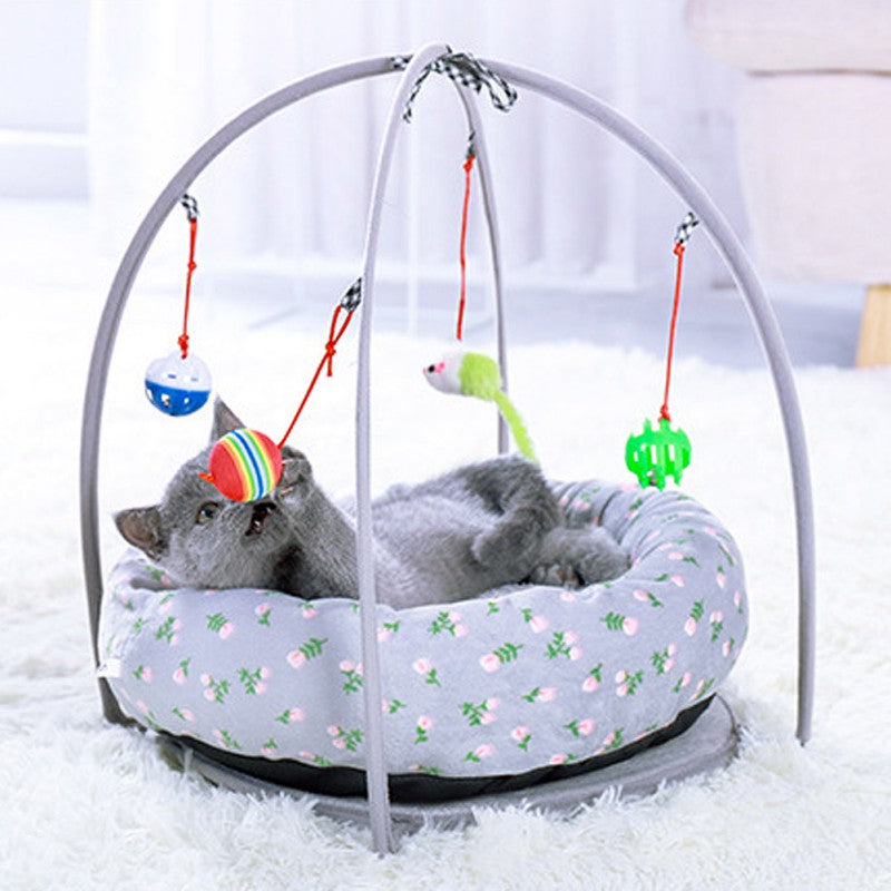 KFX-8776125 Multifunctional Soft Cat Tent Nest for Year-Round Comfort and Play