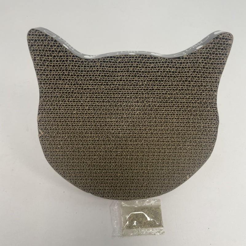 KFX-8777277 Cat Face Scratching Post - Fun and Durable Play Station for Cats