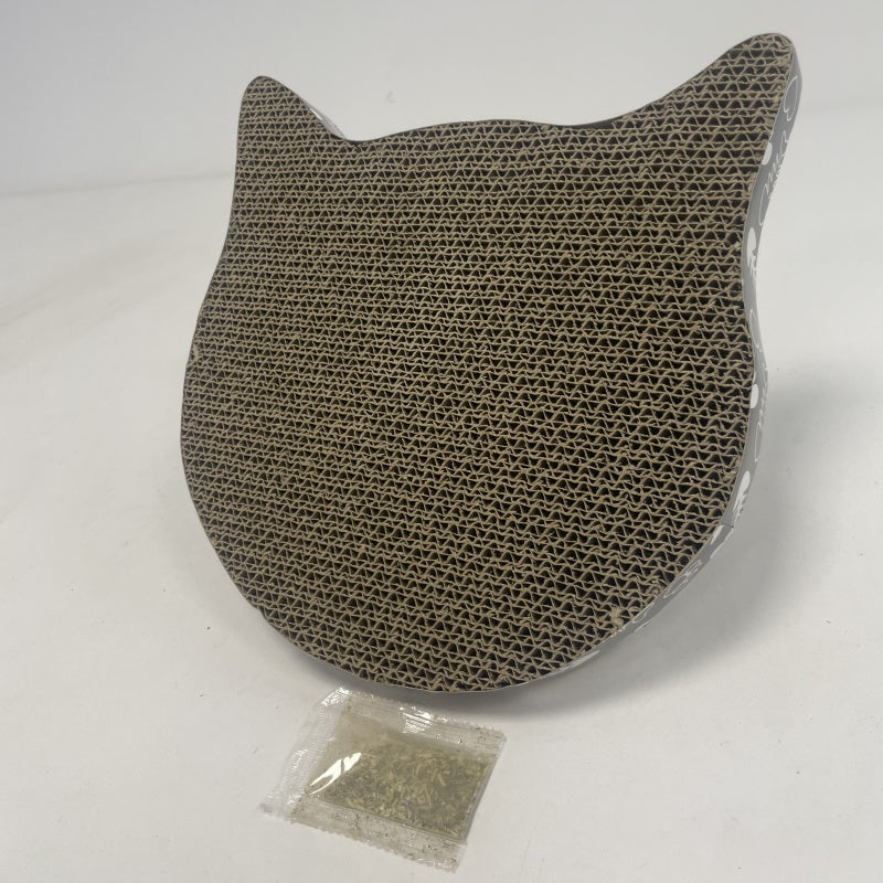 KFX-8777277 Cat Face Scratching Post - Fun and Durable Play Station for Cats