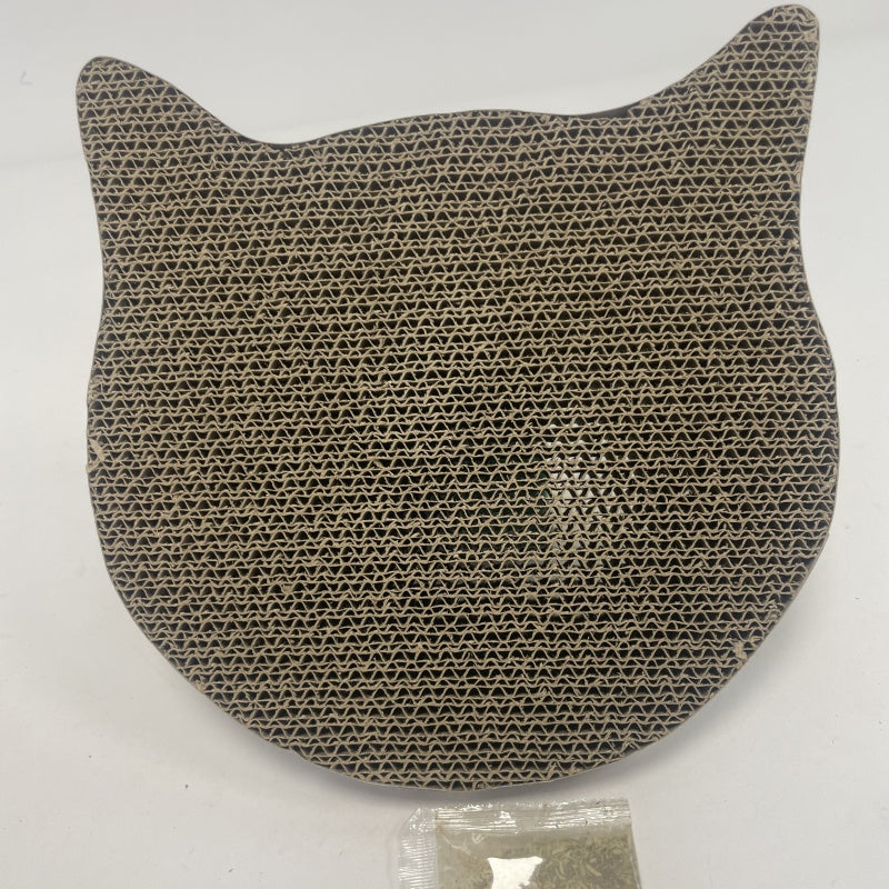 KFX-8777277 Cat Face Scratching Post - Fun and Durable Play Station for Cats