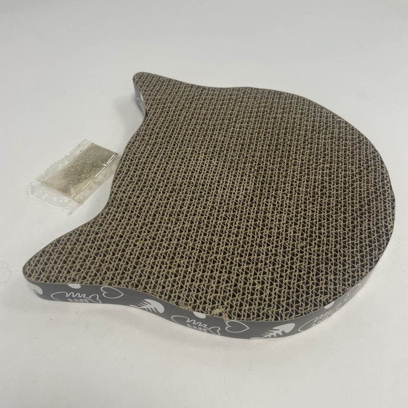 KFX-8777277 Cat Face Scratching Post - Fun and Durable Play Station for Cats