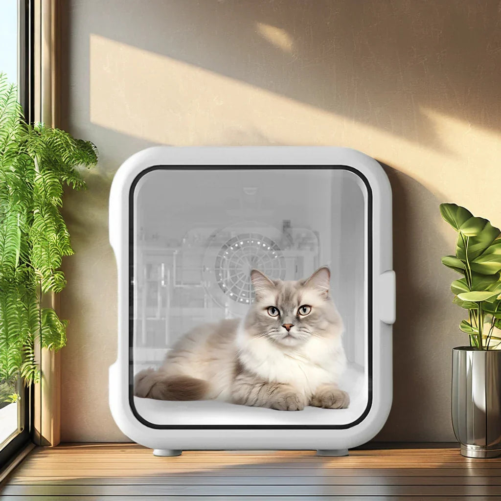 KFX-878035 Automatic Pet Dryer Box with Adjustable 360 Degree Airflow and Temperature for Small and Medium Pets