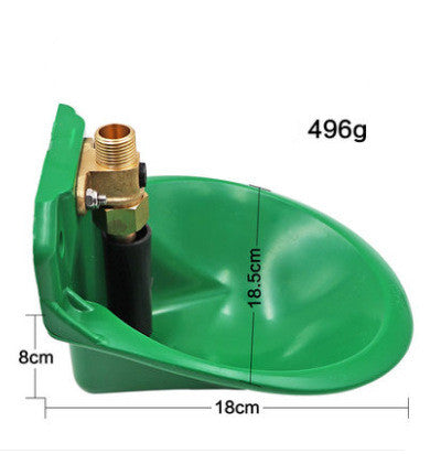 KFX-8782909 Durable Automatic Drinking Fountain for Sheep with Plastic or Copper Valve, 18.5cm x 8cm