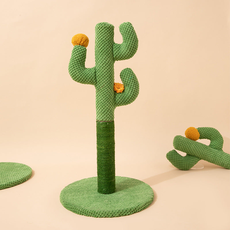 KFX-8786109 Cactus Cat Climbing Frame and Coconut Tree Scratching Post for Cats