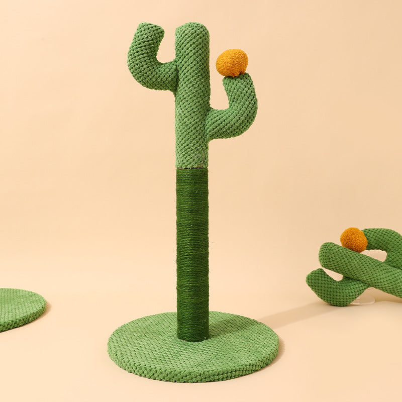 KFX-8786109 Cactus Cat Climbing Frame and Coconut Tree Scratching Post for Cats