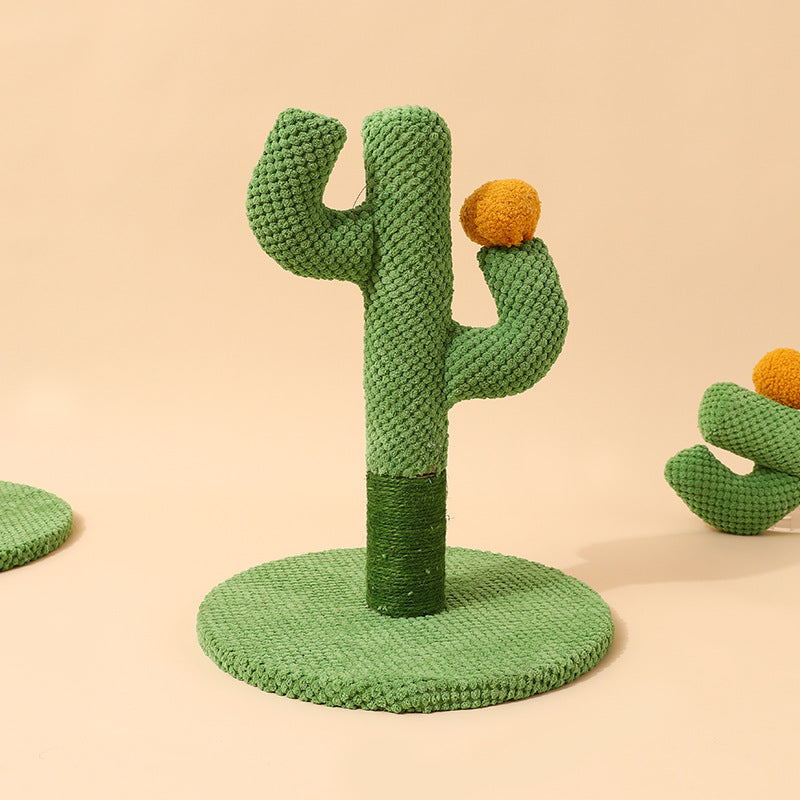 KFX-8786109 Cactus Cat Climbing Frame and Coconut Tree Scratching Post for Cats
