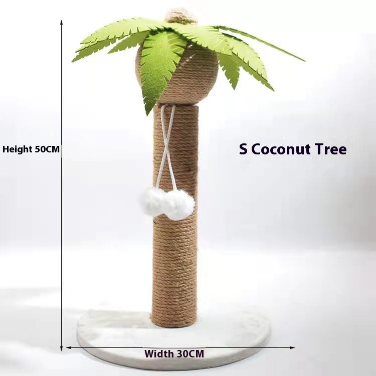KFX-8786109 Cactus Cat Climbing Frame and Coconut Tree Scratching Post for Cats
