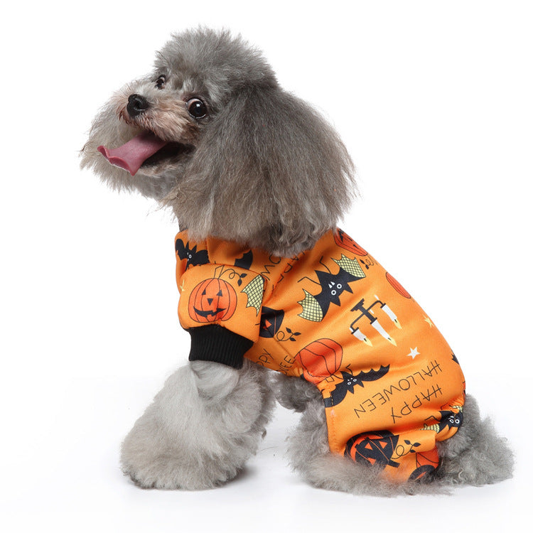 KFX-8787005 Festival Dog Costume for Halloween and Christmas - Sizes S, M, L, XL, Polyester Material