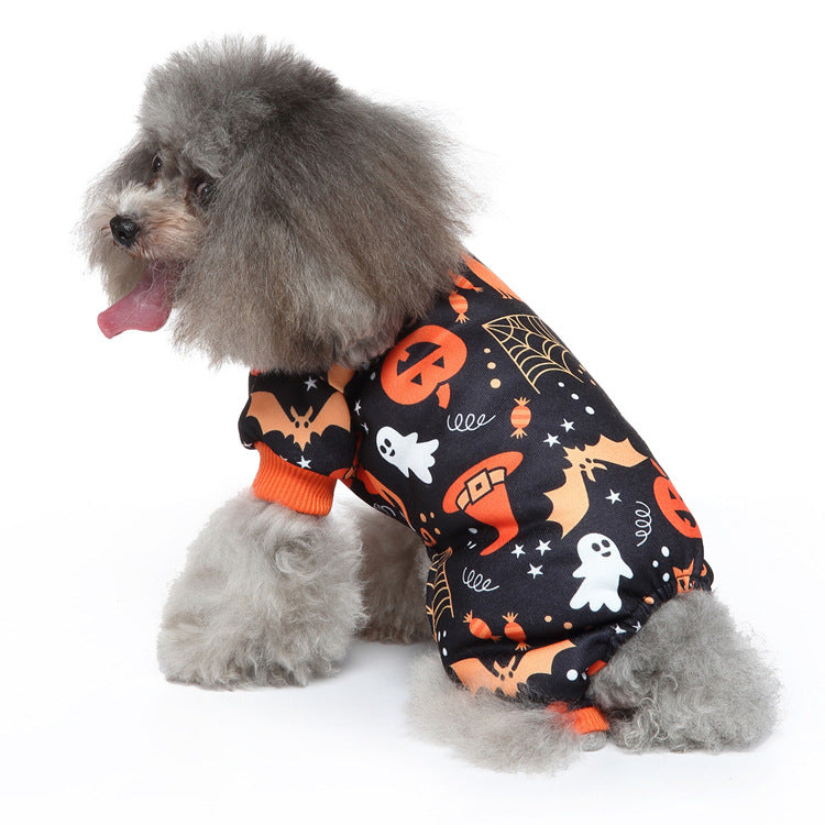 KFX-8787005 Festival Dog Costume for Halloween and Christmas - Sizes S, M, L, XL, Polyester Material
