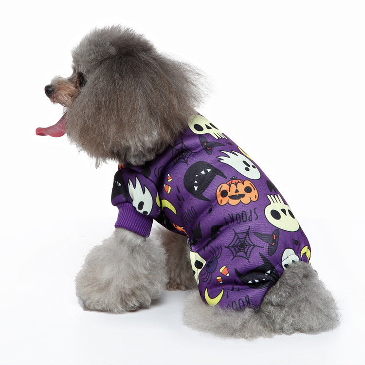 KFX-8787005 Festival Dog Costume for Halloween and Christmas - Sizes S, M, L, XL, Polyester Material