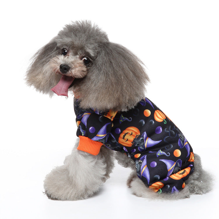 KFX-8787005 Festival Dog Costume for Halloween and Christmas - Sizes S, M, L, XL, Polyester Material