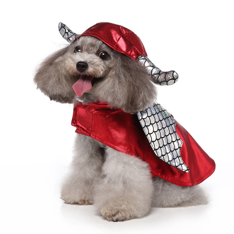 KFX-8787005 Festival Dog Costume for Halloween and Christmas - Sizes S, M, L, XL, Polyester Material