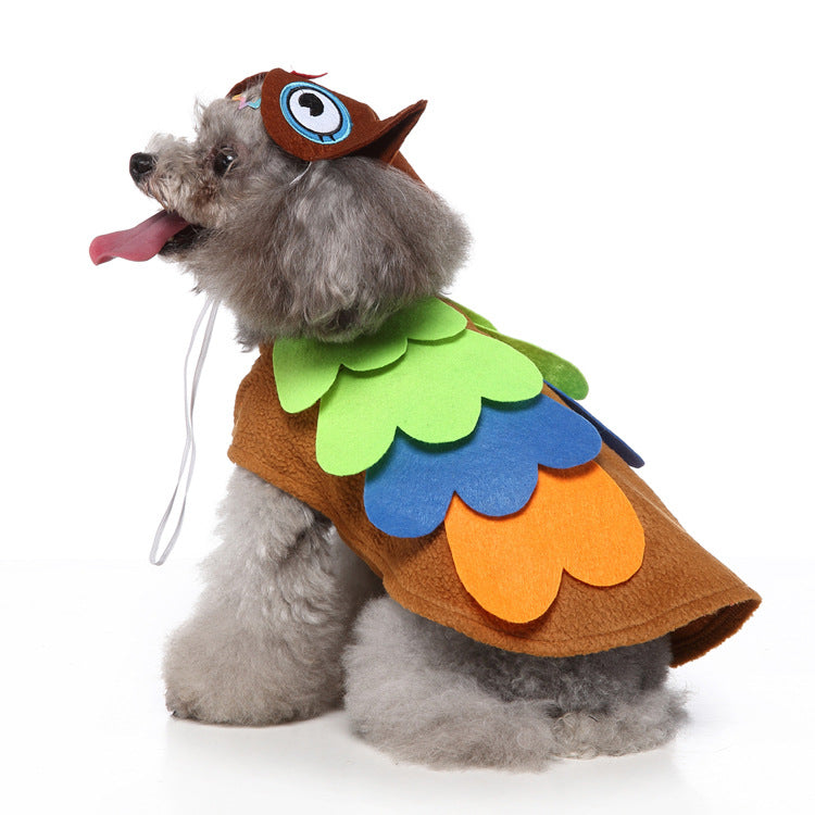 KFX-8787005 Festival Dog Costume for Halloween and Christmas - Sizes S, M, L, XL, Polyester Material