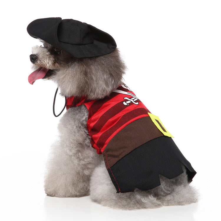 KFX-8787005 Festival Dog Costume for Halloween and Christmas - Sizes S, M, L, XL, Polyester Material