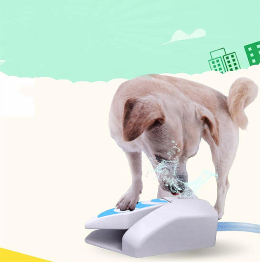 KFX-8788669 Automatic Water Feeder with Non-Slip Design and Easy-Clean Features for Pets, Blue, 25x22x8.7cm
