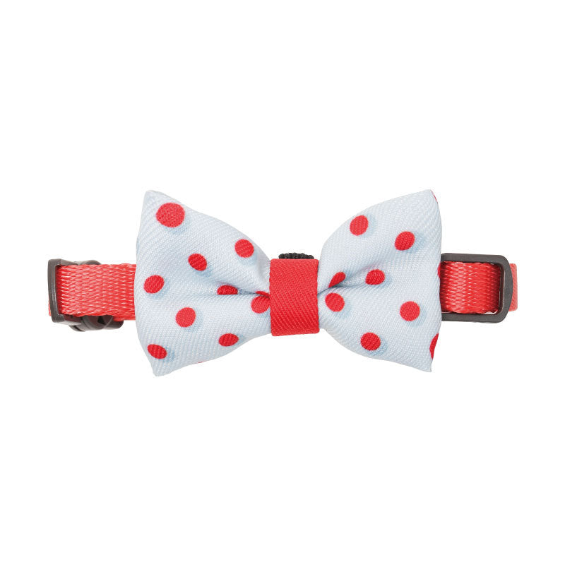 KFX-8790589 Stylish Cotton Bow Tie Cat Collar in Multiple Designs and Colors