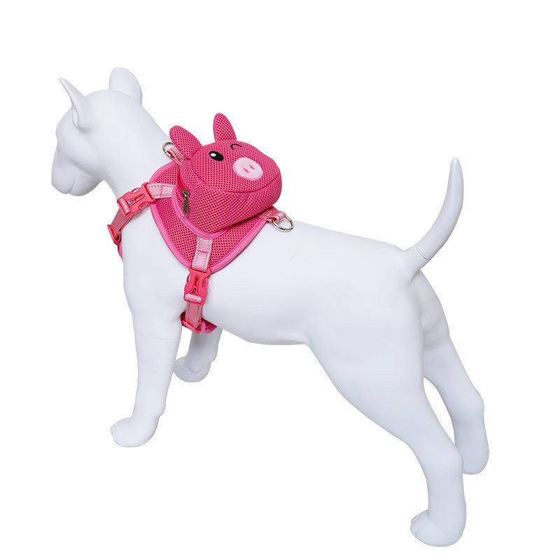 KFX-8791869 Adjustable Nylon Pet Vest Chest Strap for Dogs - Available in Sizes S and M