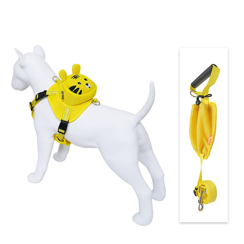 KFX-8791869 Adjustable Nylon Pet Vest Chest Strap for Dogs - Available in Sizes S and M