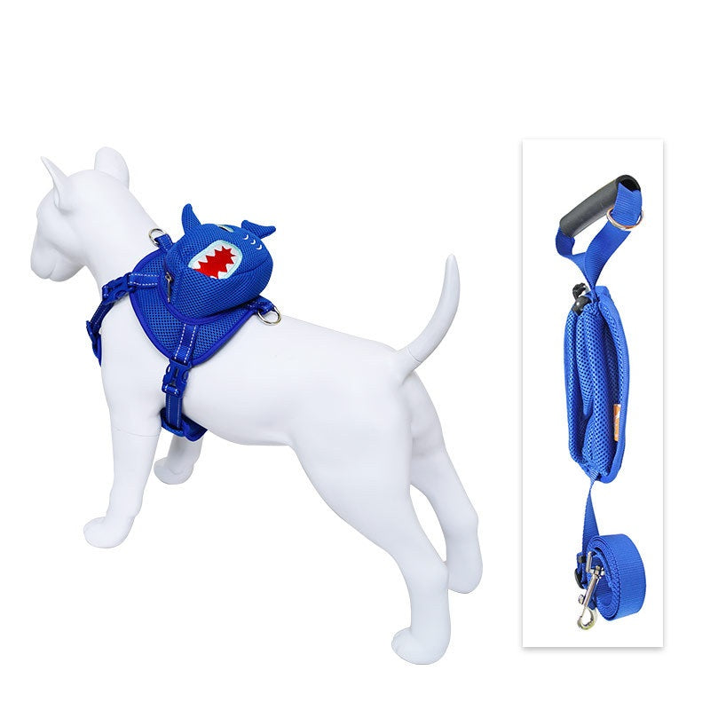 KFX-8791869 Adjustable Nylon Pet Vest Chest Strap for Dogs - Available in Sizes S and M