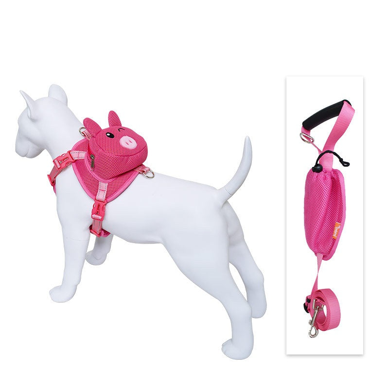 KFX-8791869 Adjustable Nylon Pet Vest Chest Strap for Dogs - Available in Sizes S and M