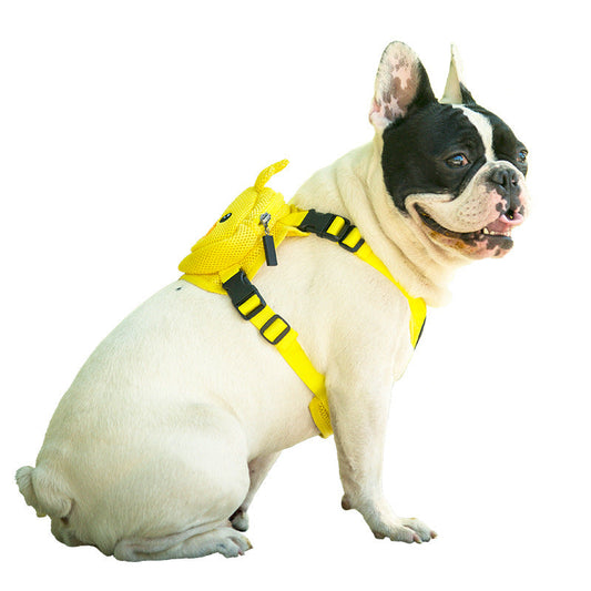 KFX-8791869 Adjustable Nylon Pet Vest Chest Strap for Dogs - Available in Sizes S and M