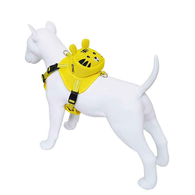 KFX-8791869 Adjustable Nylon Pet Vest Chest Strap for Dogs - Available in Sizes S and M