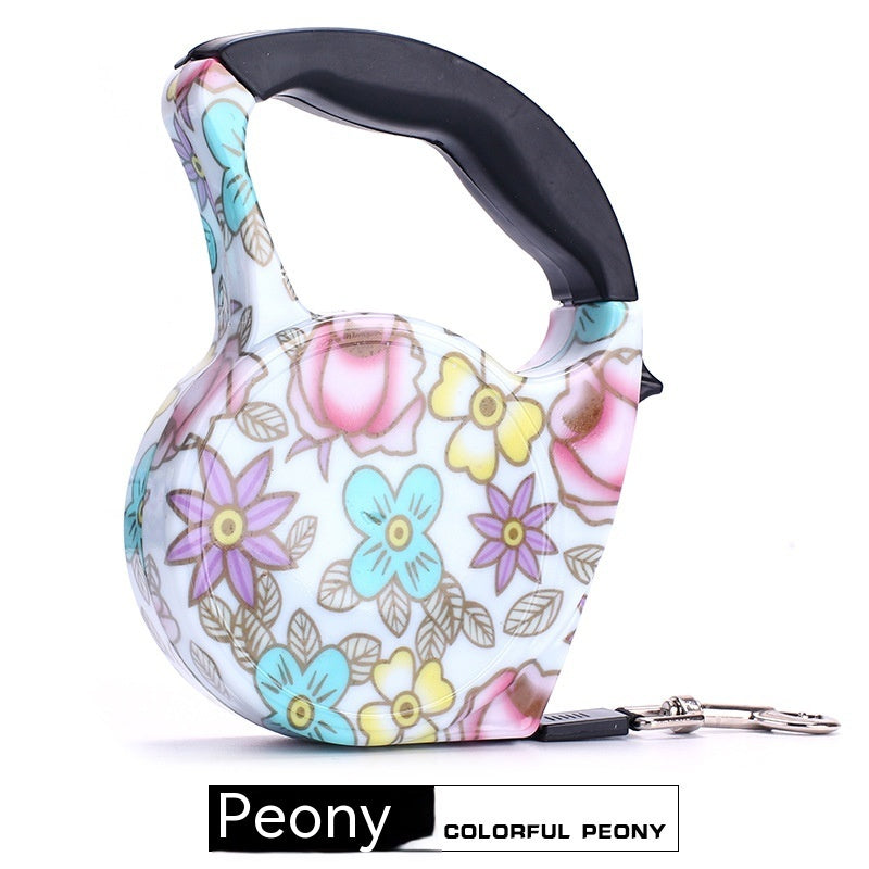 KFX-8792381 Pet Automatic Retractable Dog Leash - 5M Length with Various Designs