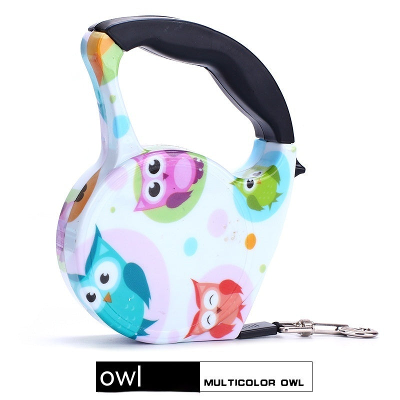 KFX-8792381 Pet Automatic Retractable Dog Leash - 5M Length with Various Designs