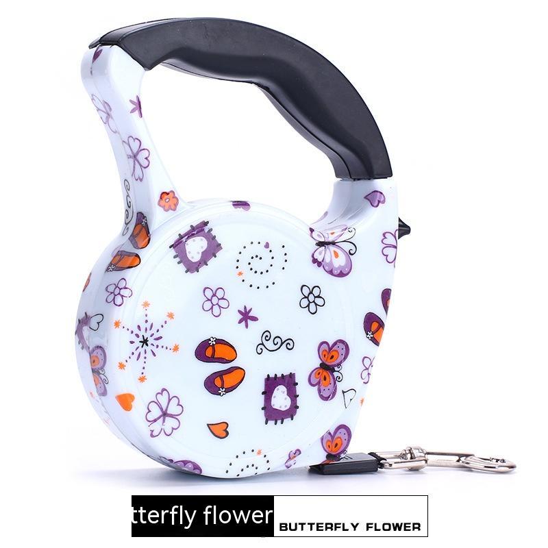 KFX-8792381 Pet Automatic Retractable Dog Leash - 5M Length with Various Designs
