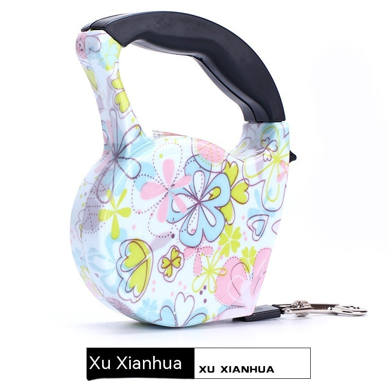 KFX-8792381 Pet Automatic Retractable Dog Leash - 5M Length with Various Designs