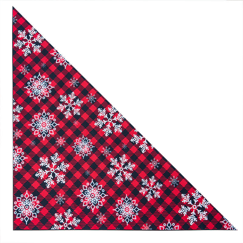 KFX-8795965 Cartoon Pattern Nylon Scarf for Pets - Perfect for All Seasons and Holidays